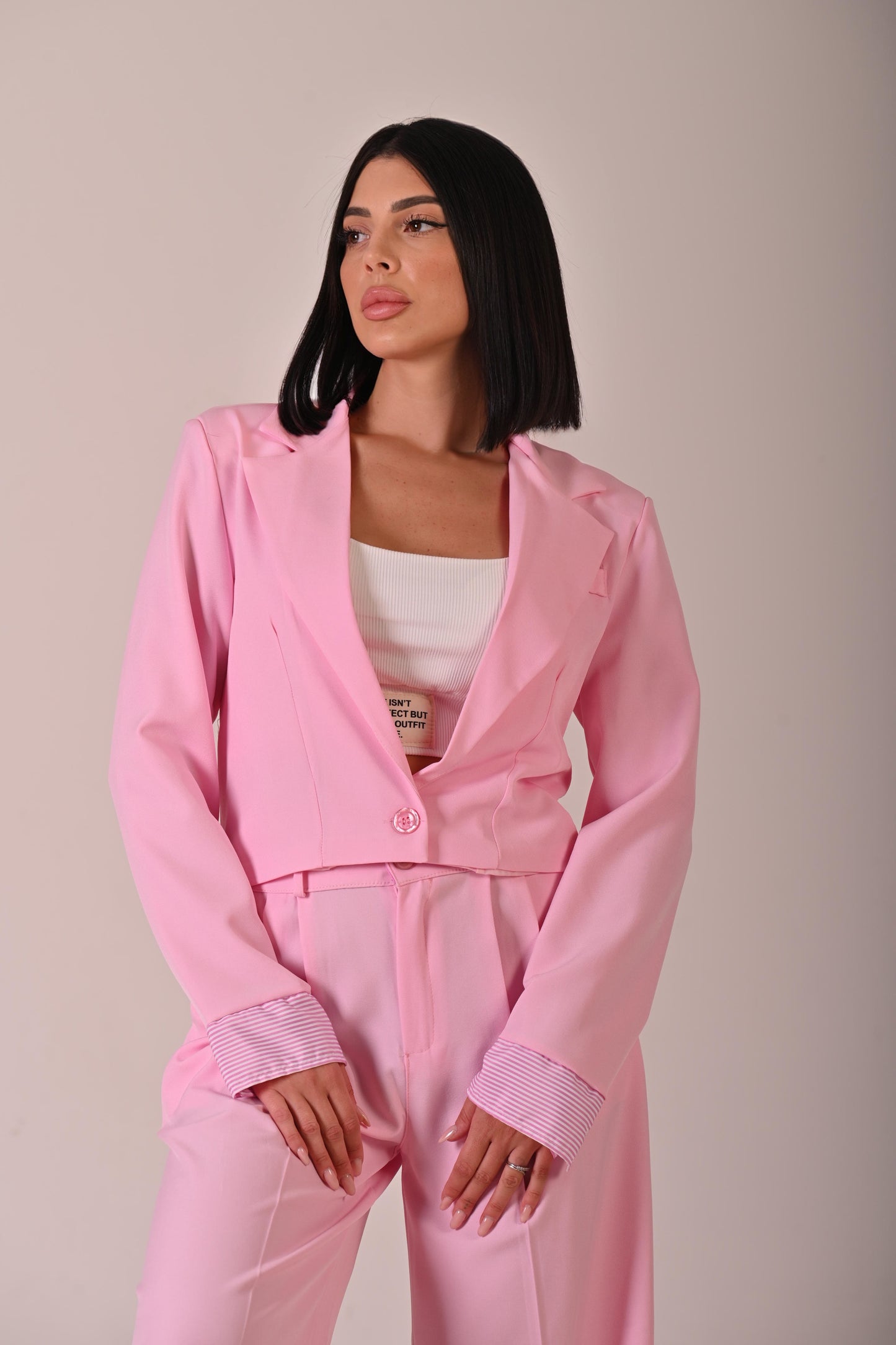 Completo Luvly Rosa Giacca e Pantalone
