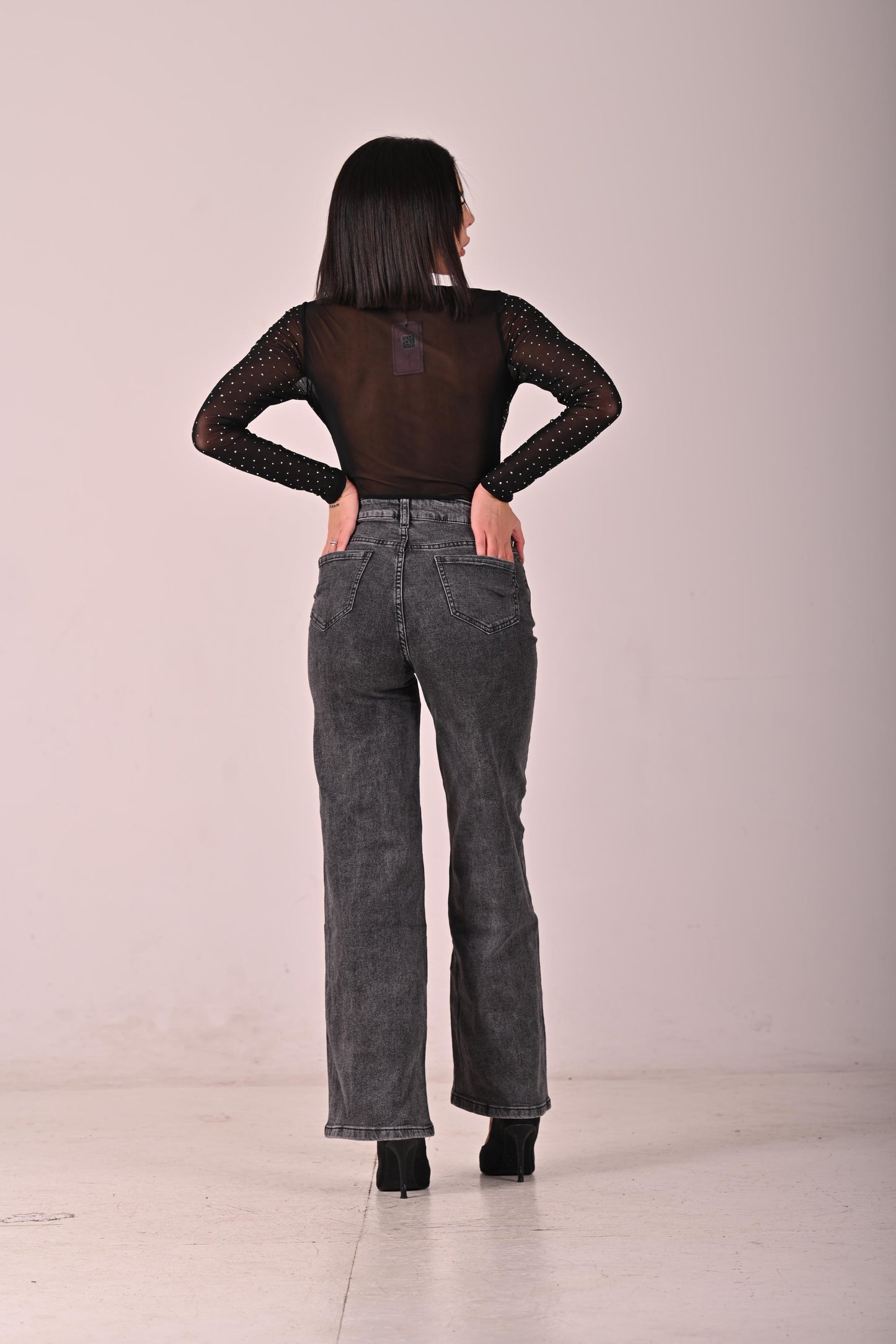 Jeans scuro a palazzo fit wow!