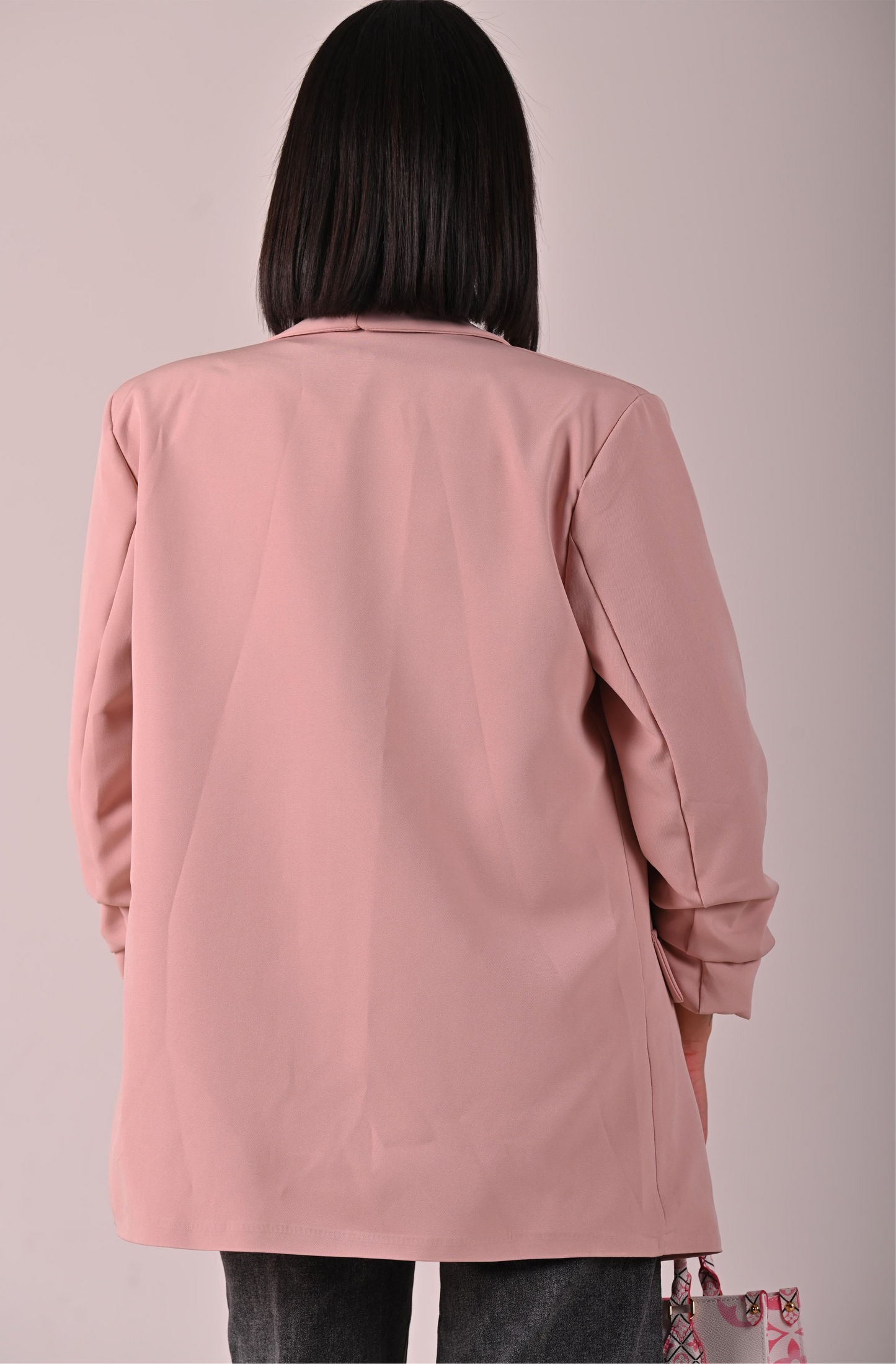 Blazer rosa cipria