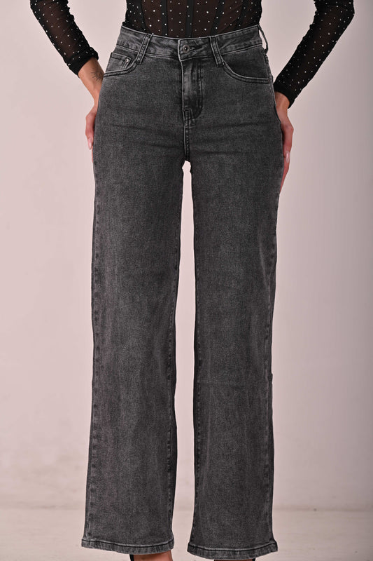 Jeans scuro a palazzo fit wow!