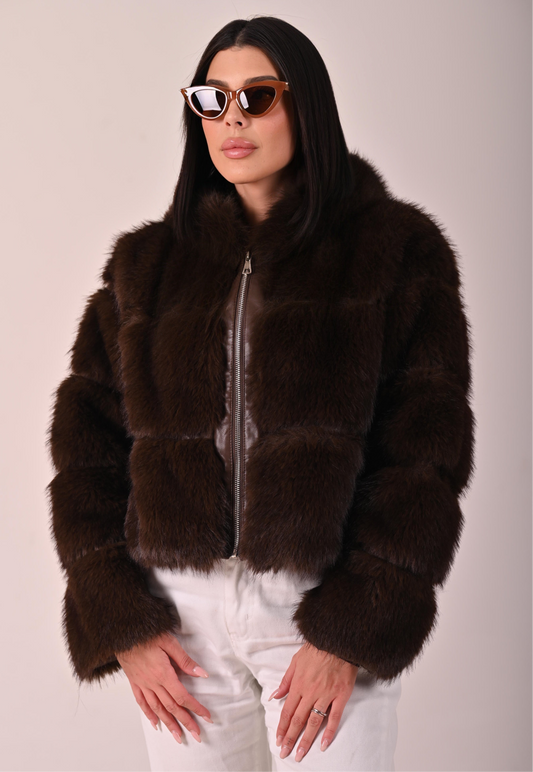 Pelliccia/Ecofur marrone
